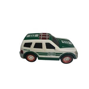 HESS Exciting toy car in vibrant green and white. Perfect for imaginative play.